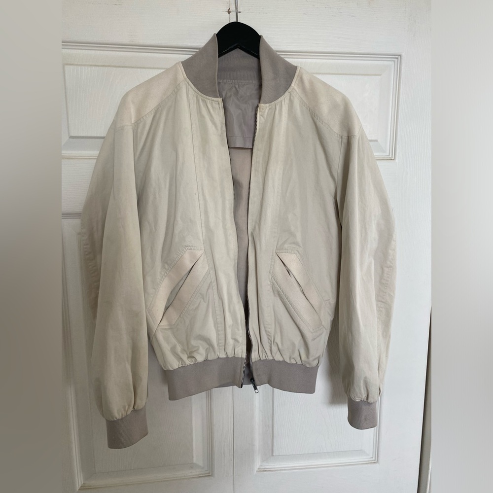 Rare Early Maison Martin Margiela Suede Trimmed Bomber Jacket